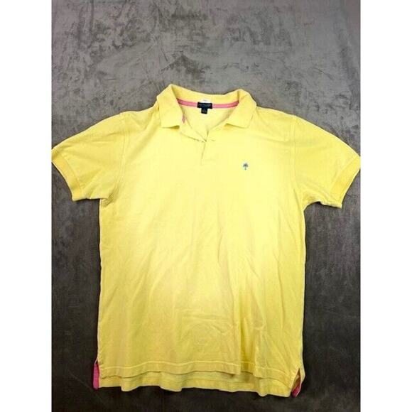 Lilly Pulitzer PIPPA yellow polo shirt size Large - Picture 1 of 6